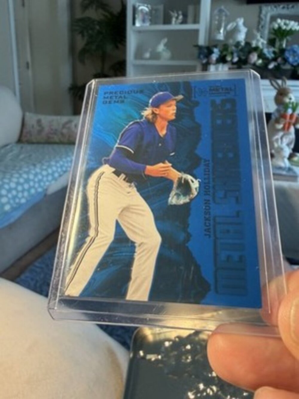 2022 Skybox Metal Universe Jackson Holliday PMG Blue 36/50 RC
